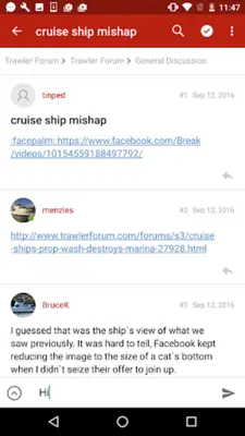 Trawler Forum android App screenshot 4